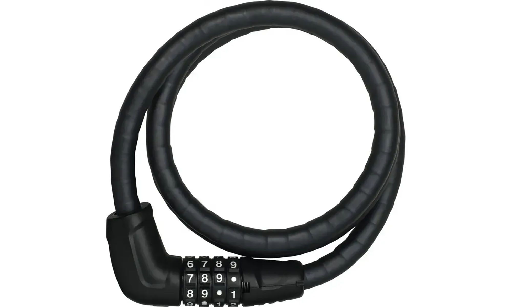 Замок кодовый тросовый панцирный ABUS 6615C/85см, Tresor Black SCMU, черный 