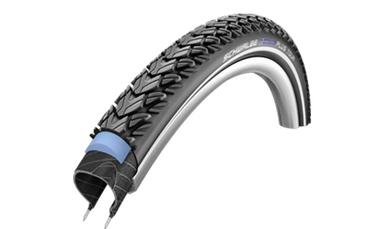 Фотография Покрышка Schwalbe 28x1.40 (37-622) 700x35C MARATHON PLUS TOUR HS404 SmartGuard B/B+RT EC 67EPI black