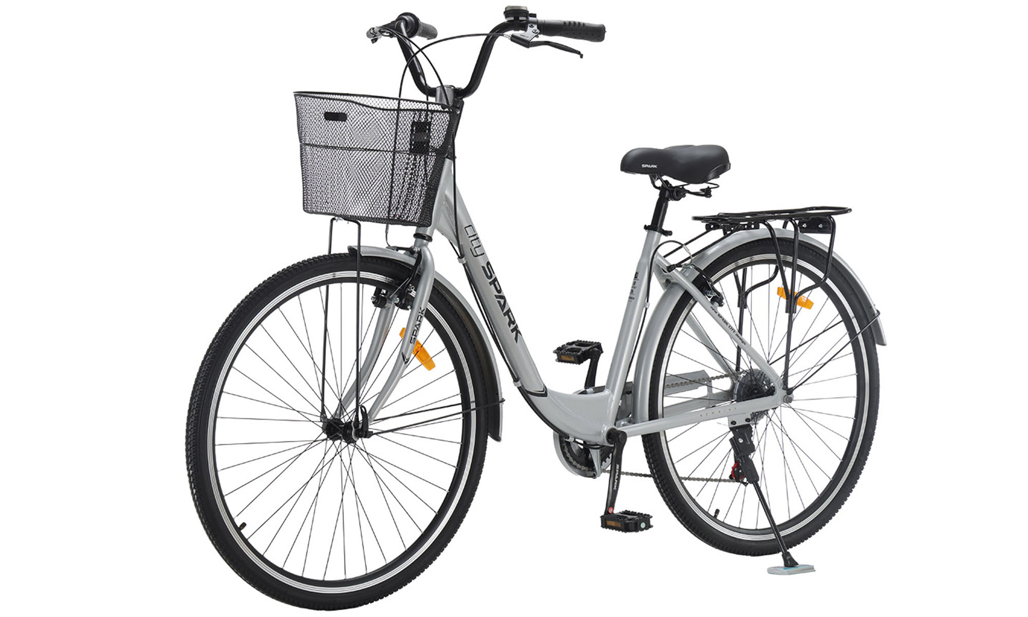 Велосипед SPARK CITY TEYA 28", розмір L, рама 18", рік 2026, сірий 3 Велосипед SPARK CITY TEYA 28", розмір L, рама 18", рік 2026, сірий 3