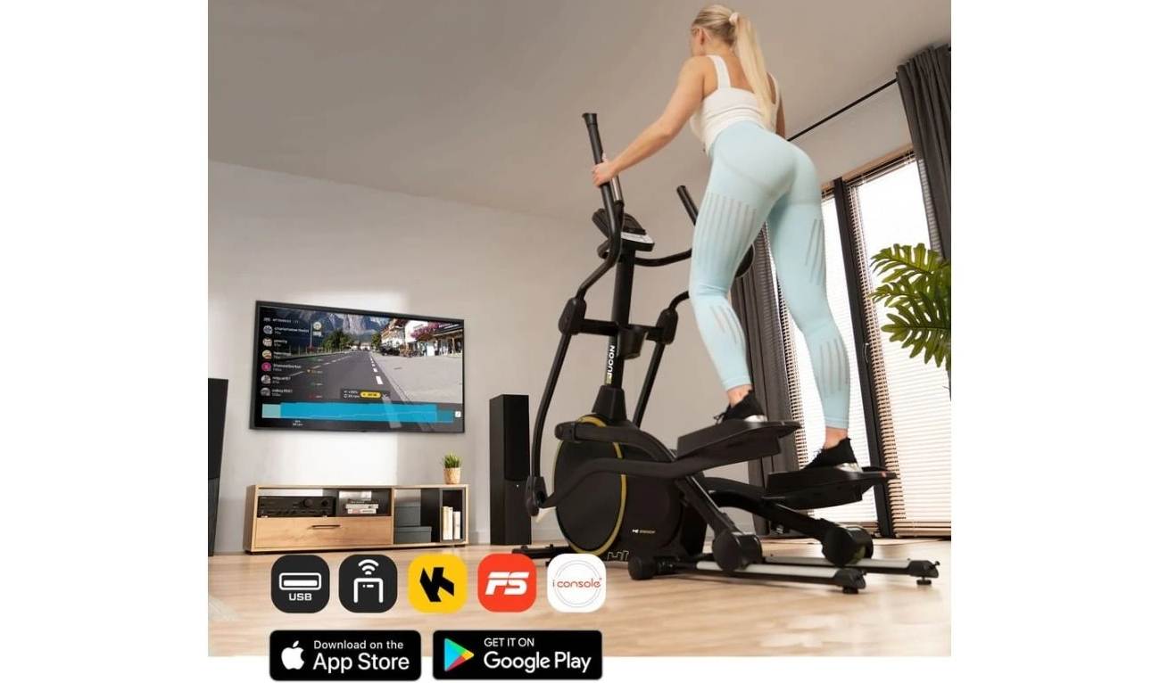 Орбитрек Hop-Sport HS-250CF Jucon Черно-Золотой 9