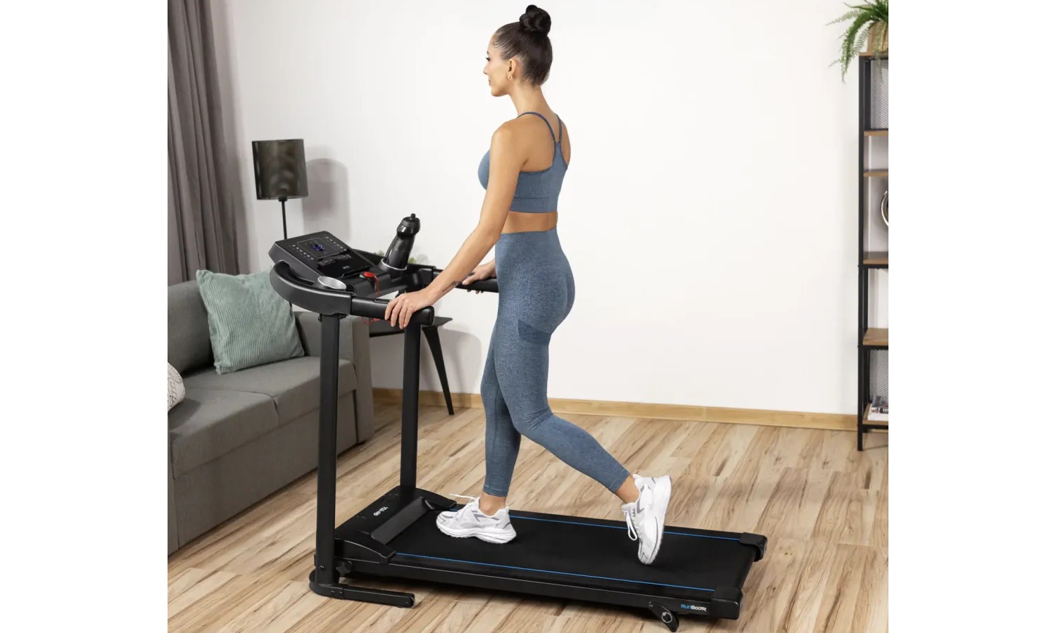 Фотография Беговая дорожка Gymtek XT550 синий 8