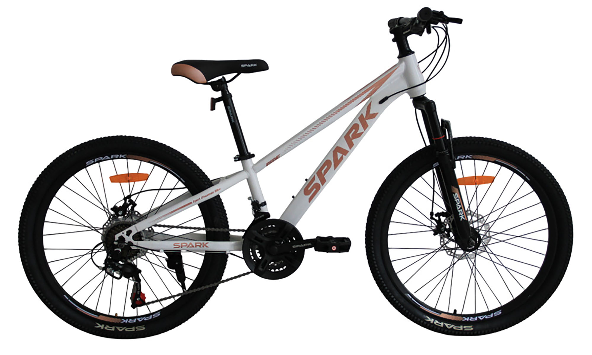 Велосипед SPARK RIDE 24", розмір XXS, рама 11", рік 2025, білий 