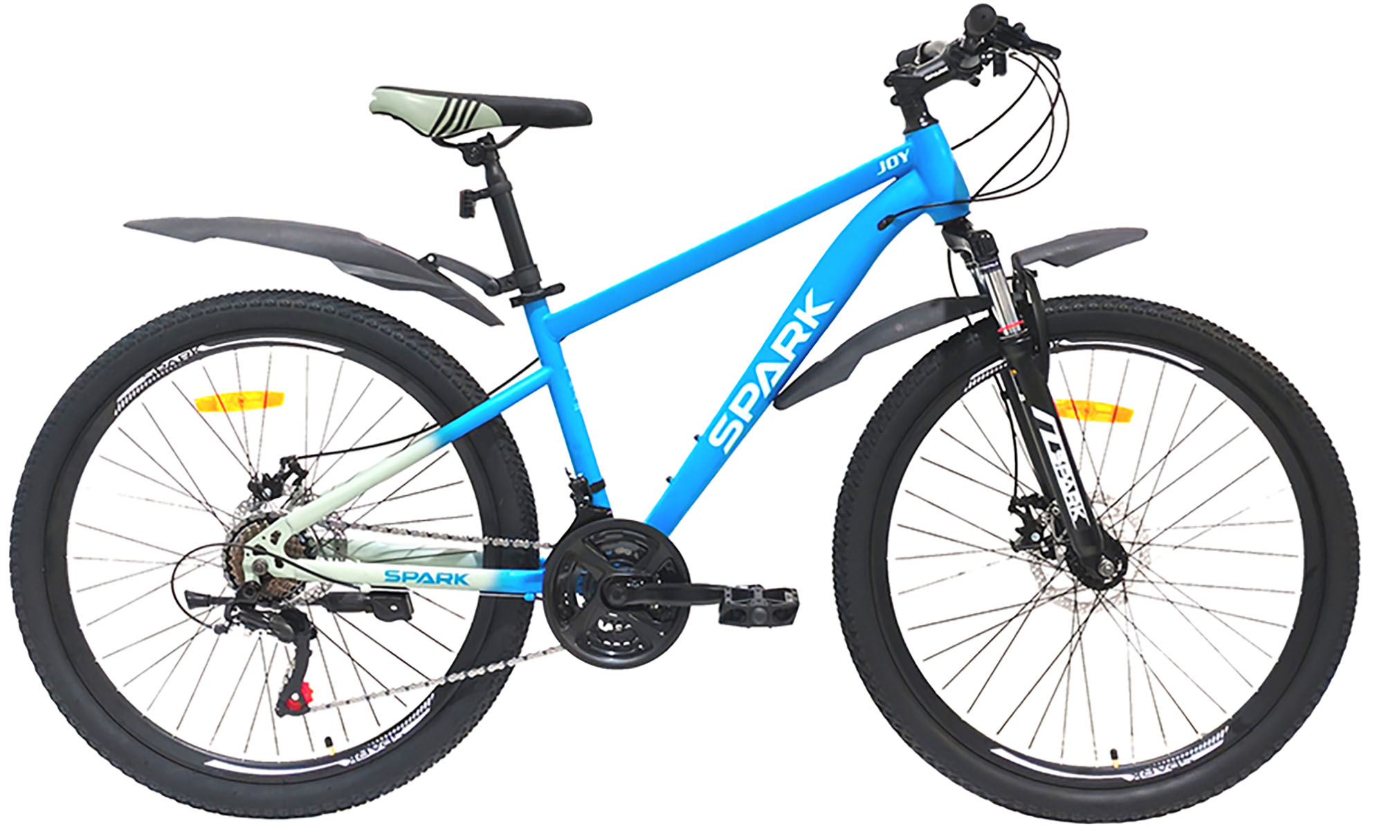 Велосипед SPARK JOY 26", розмір S, рама 15", 2025, світло-синій з сірим 