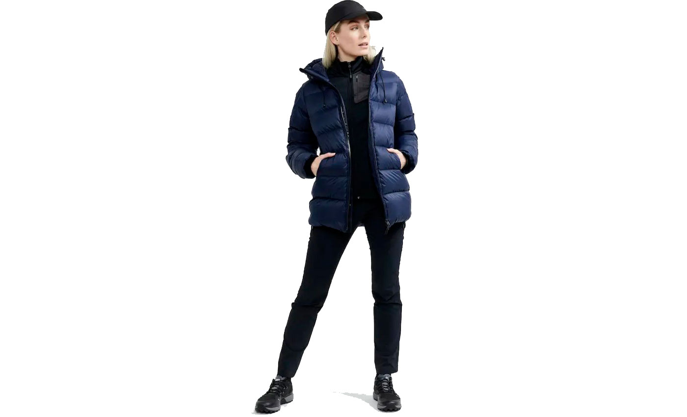 Кофта Craft ADV Tech Fleece Thermal midlayer женский, размер М, сезон AW 21, черно-серый 2