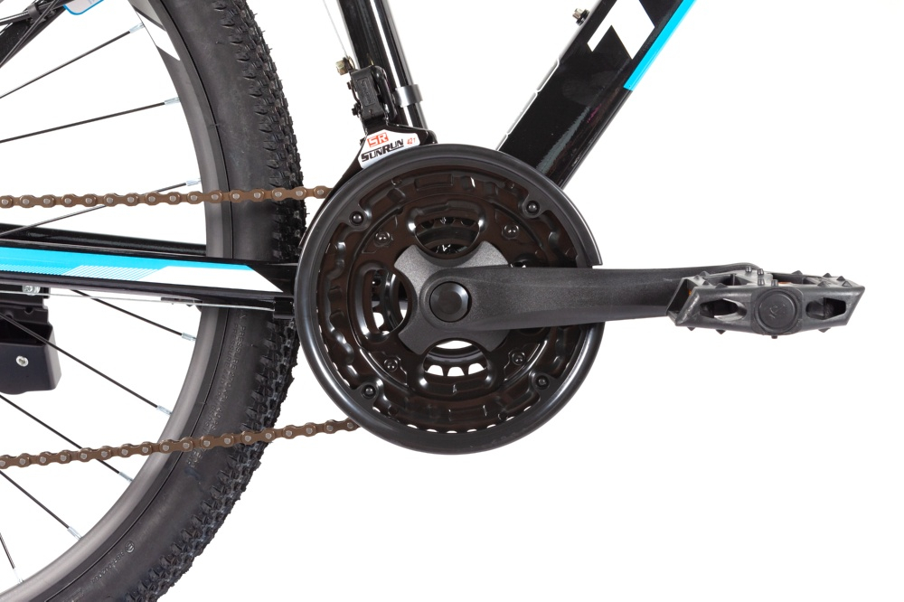 Велосипед Trinx M100 26" размер L рама 19 2022 Black-Blue-White 5