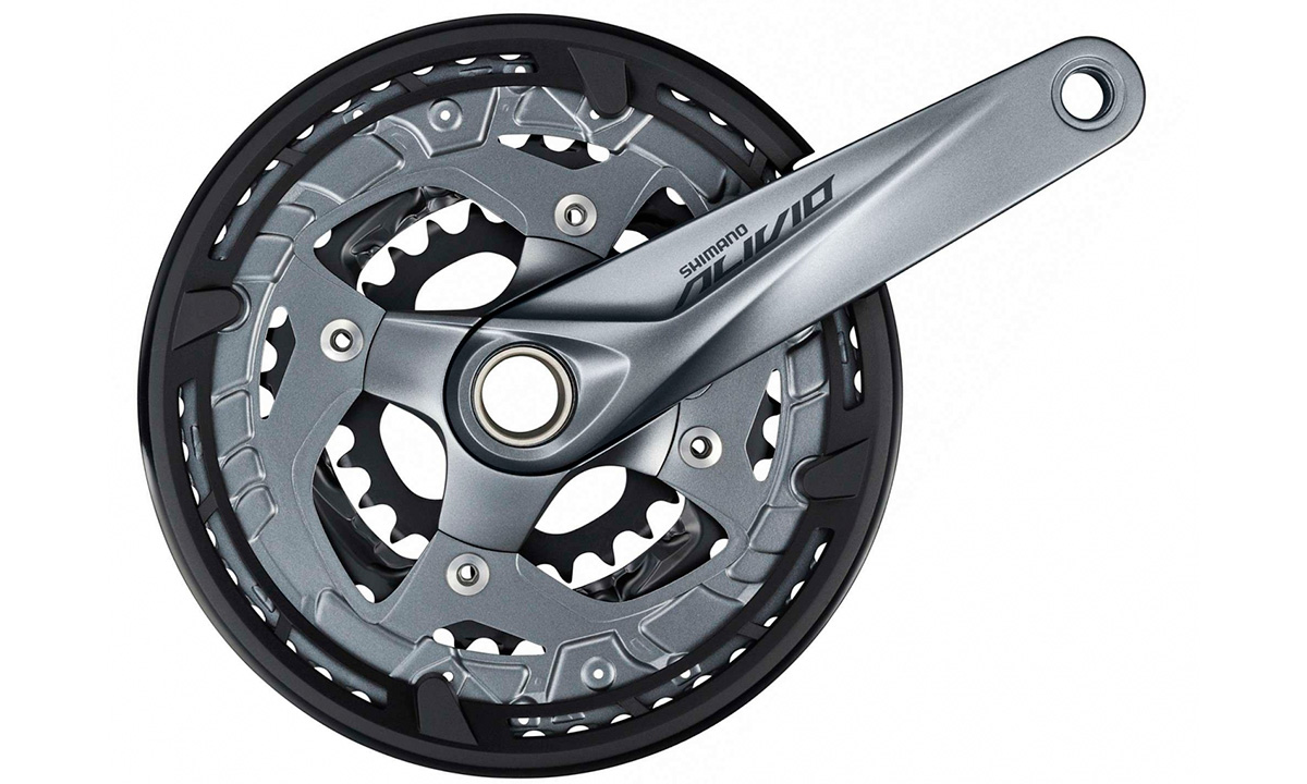 Фотографія Шатун SHIMANO Alivio FC-M4050, 175 мм, 22-30-40Т, без каретки з інтегр.