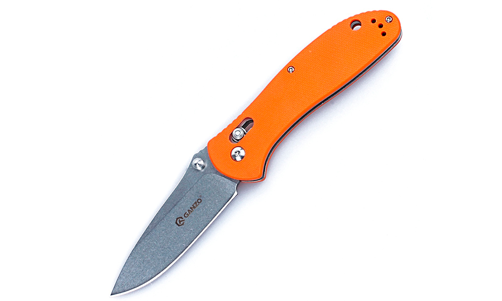 Фотография Складной нож Ganzo G7392 оранжевый