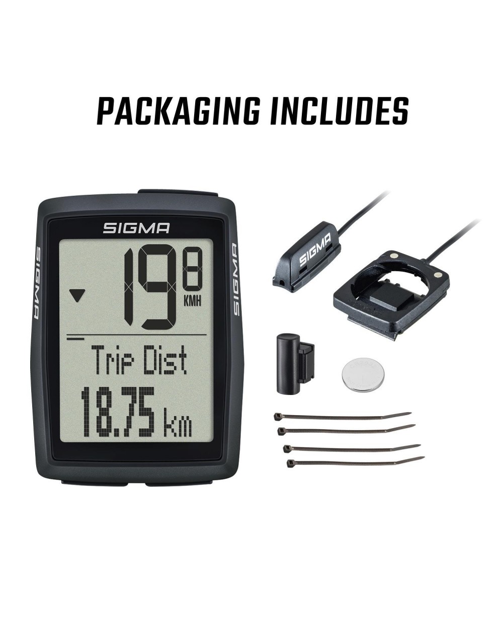 Велокомп'ютер Sigma BC 14.0 WR провідний, чорний 2 Велокомп'ютер Sigma BC 14.0 WR провідний, чорний 2