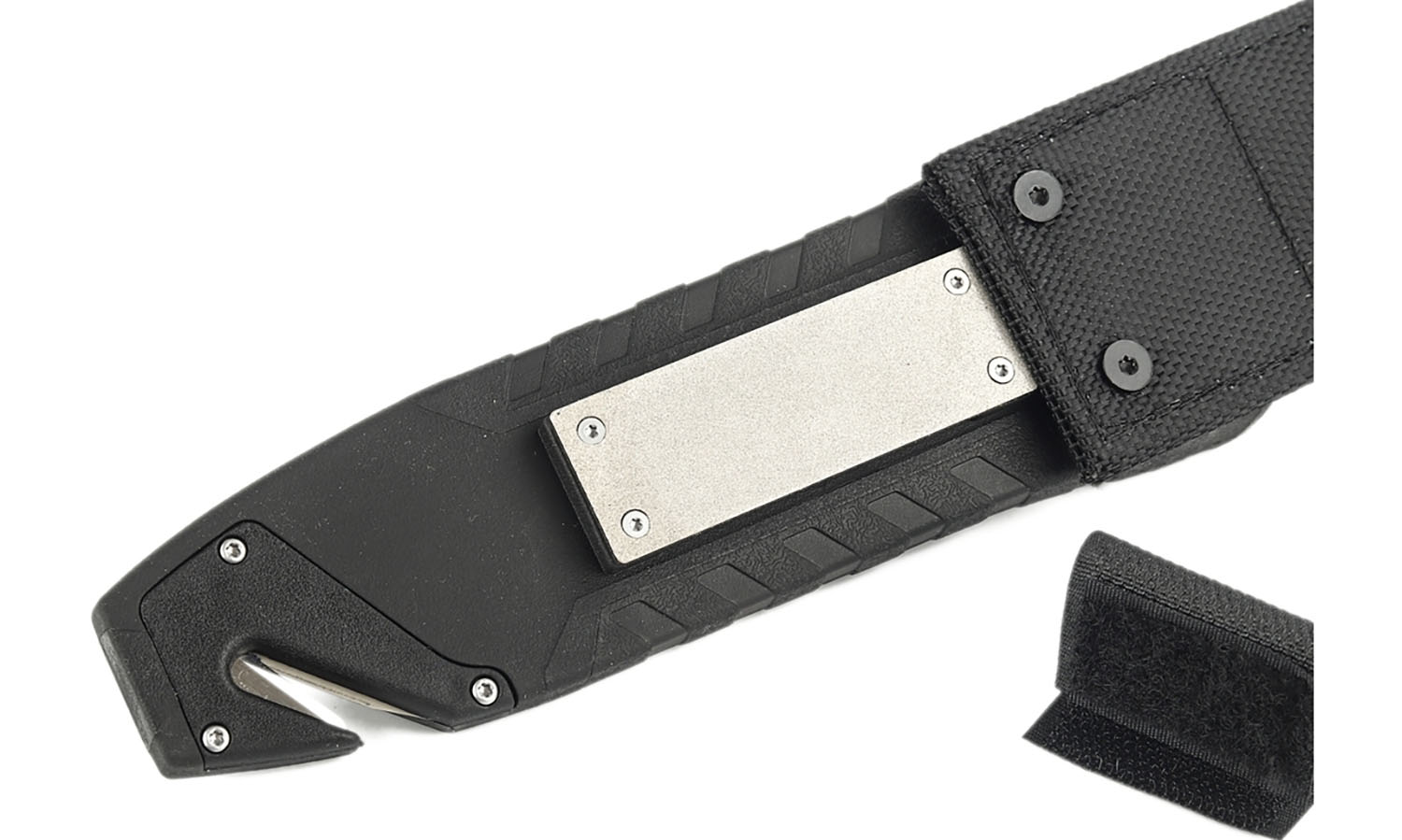 Ніж Ganzo G8012V2-BK чорний (G8012V2-BK) з паракордом 6