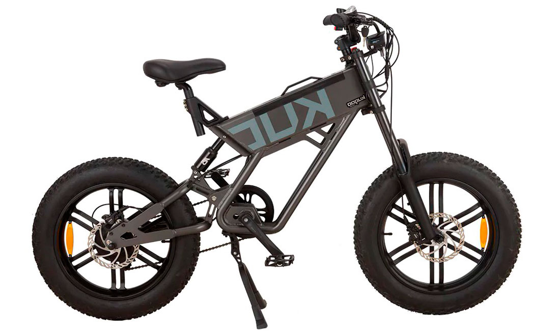 Фотографія Электровелосипед фетбайк KUGOO T-01, (500 Вт; 13 Ah; 48 В) 20х4", серый