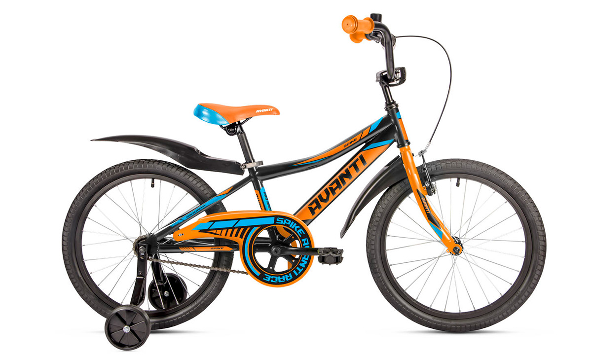 Велосипед Avanti SPIKE 20" 2021 Черно-оранжевый