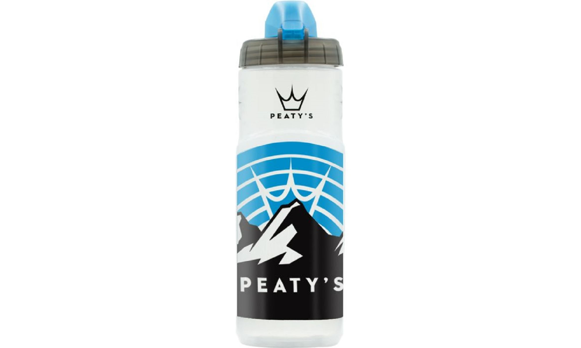 Фляга Peaty's x Fidlock Lockin Bottle, Mountains / Clear, 600ml Фляга Peaty's x Fidlock Lockin Bottle, Mountains / Clear, 600ml