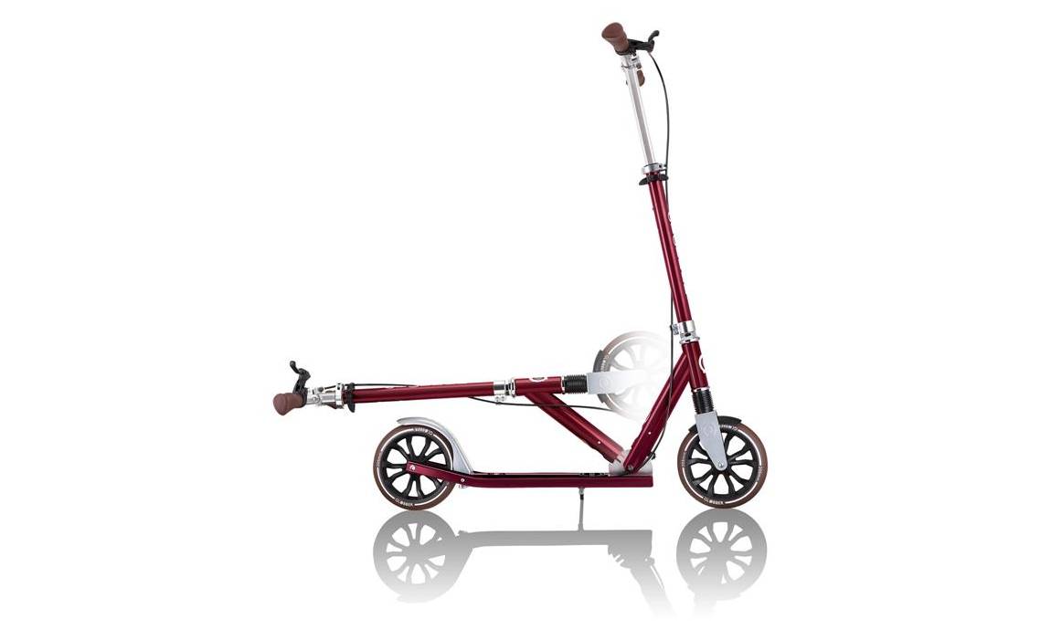 Самокат GLOBBER NL205 DELUXE с ручным тормозом, красный, 8+ 7