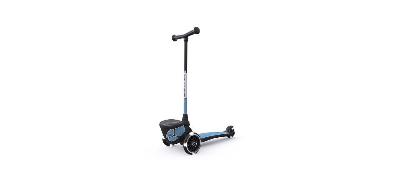 Фотография Самокат Scoot and Ride серии Highwaykick-2 со светящимися колёсами стальной, 2+ до 50 кг 5