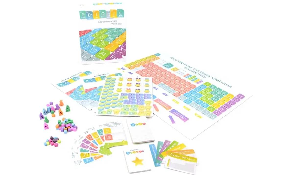 Настільна гра Periodic: Гра елементів 2