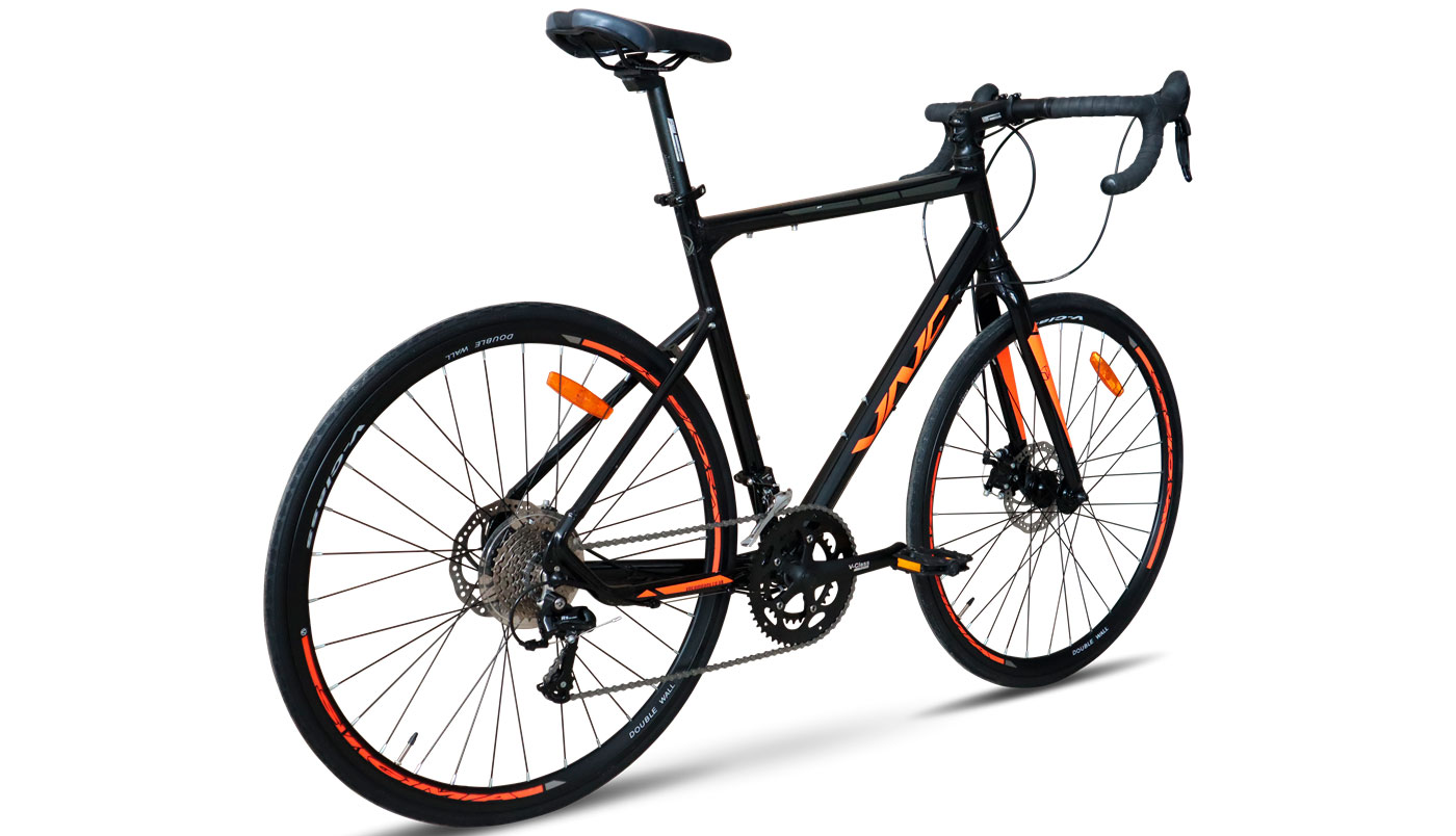 Фотографія Велосипед VNC TimeRacer A7 28" розмір М рама 52см 2023 Чорно-жовтогарячий 3
