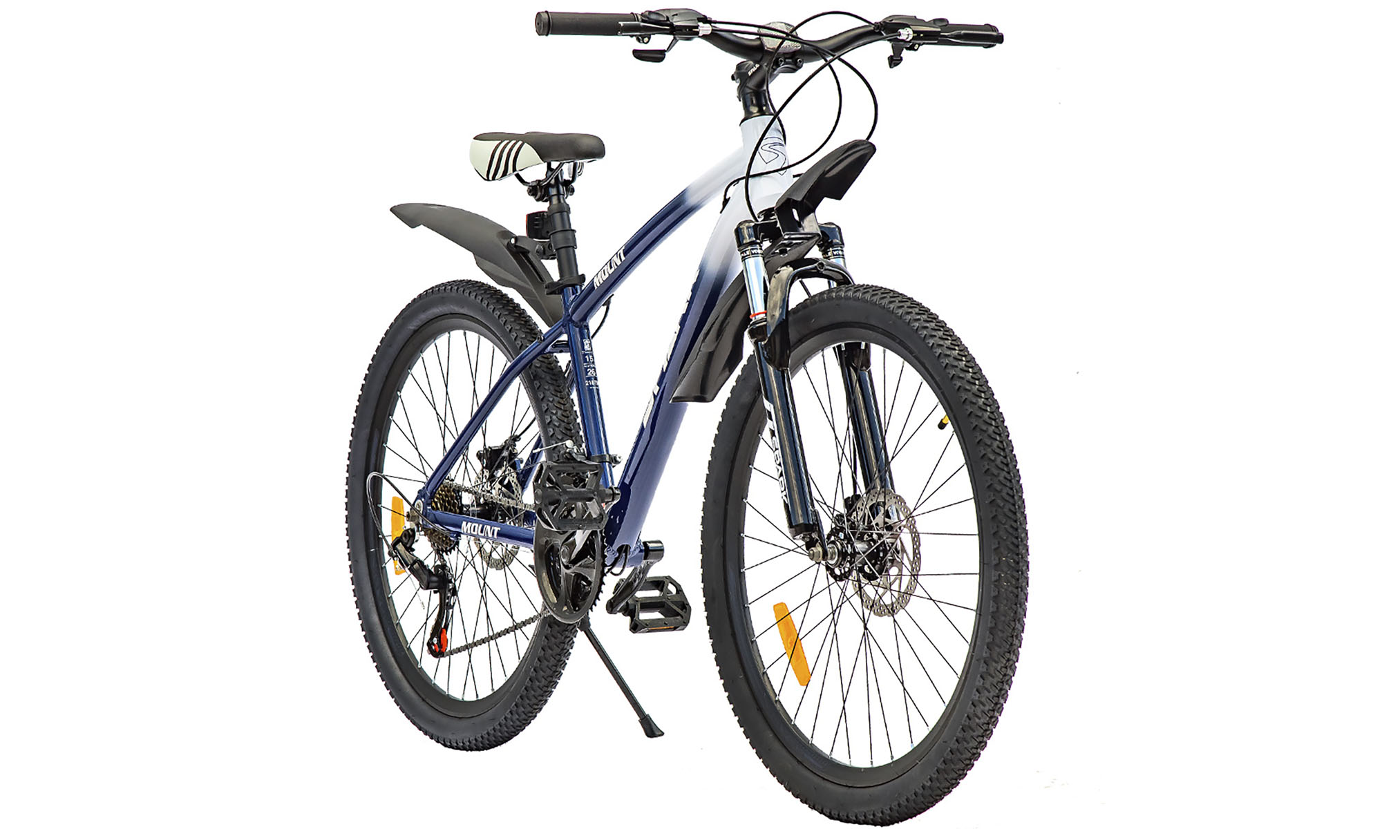 Велосипед SPARK MOUNT 26", размер S, рама 15", год 2025, бело-синий 5