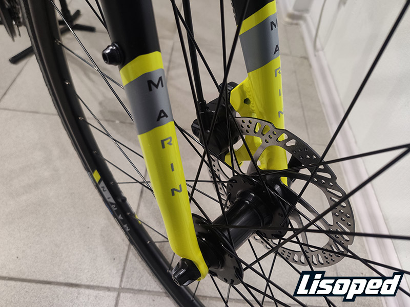 Фотография Велосипед Marin FAIRFAX 2 28" (2020) 2020 Черно-желтый 5