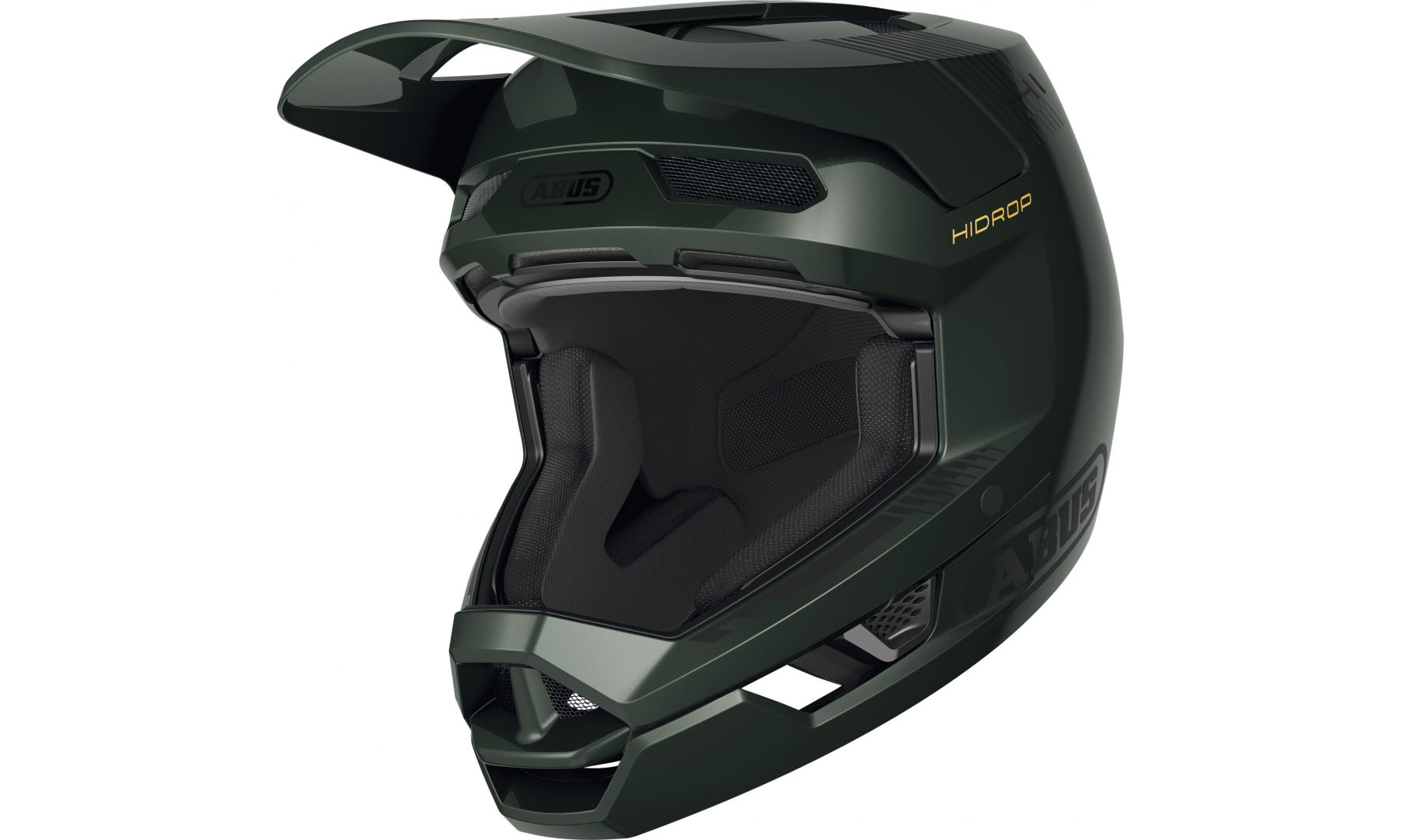 Велошлем спортивный ABUS HIDROP moss green, размер L (59-60 см), темно-зеленый 7