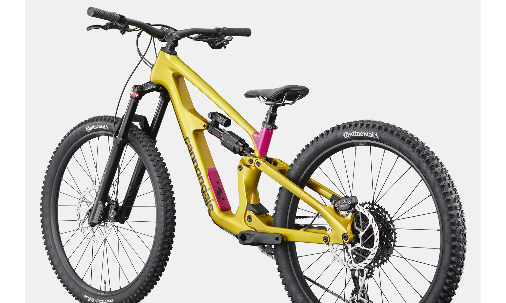 Велосипед Cannondale BAD HABIT 2, Mullet 29"/27.5", размер L, год 2026, желтый 4