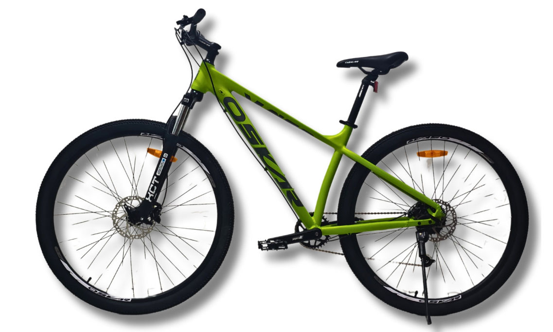 Велосипед OSKAR RANGER 27,5", размер S. рама 15", 2025, светло-зеленый матовый 2 Велосипед OSKAR RANGER 27,5", размер S. рама 15", 2025, светло-зеленый матовый 2