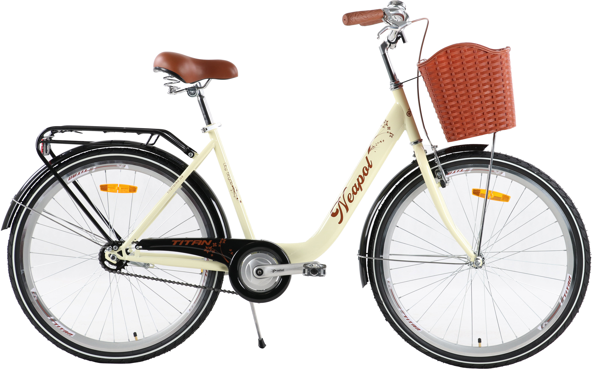 Фотография Велосипед Titan Neapol 26" размер М рама 18 2022 Кремовый