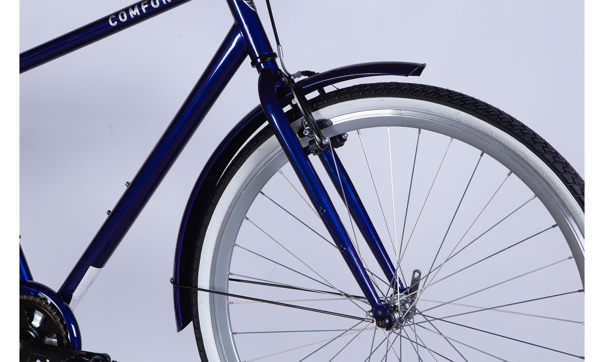 Велосипед Dorozhnik COMFORT MALE Velosteel 28", размер L, рама 20", 2025, электрик (темно-синий) 7