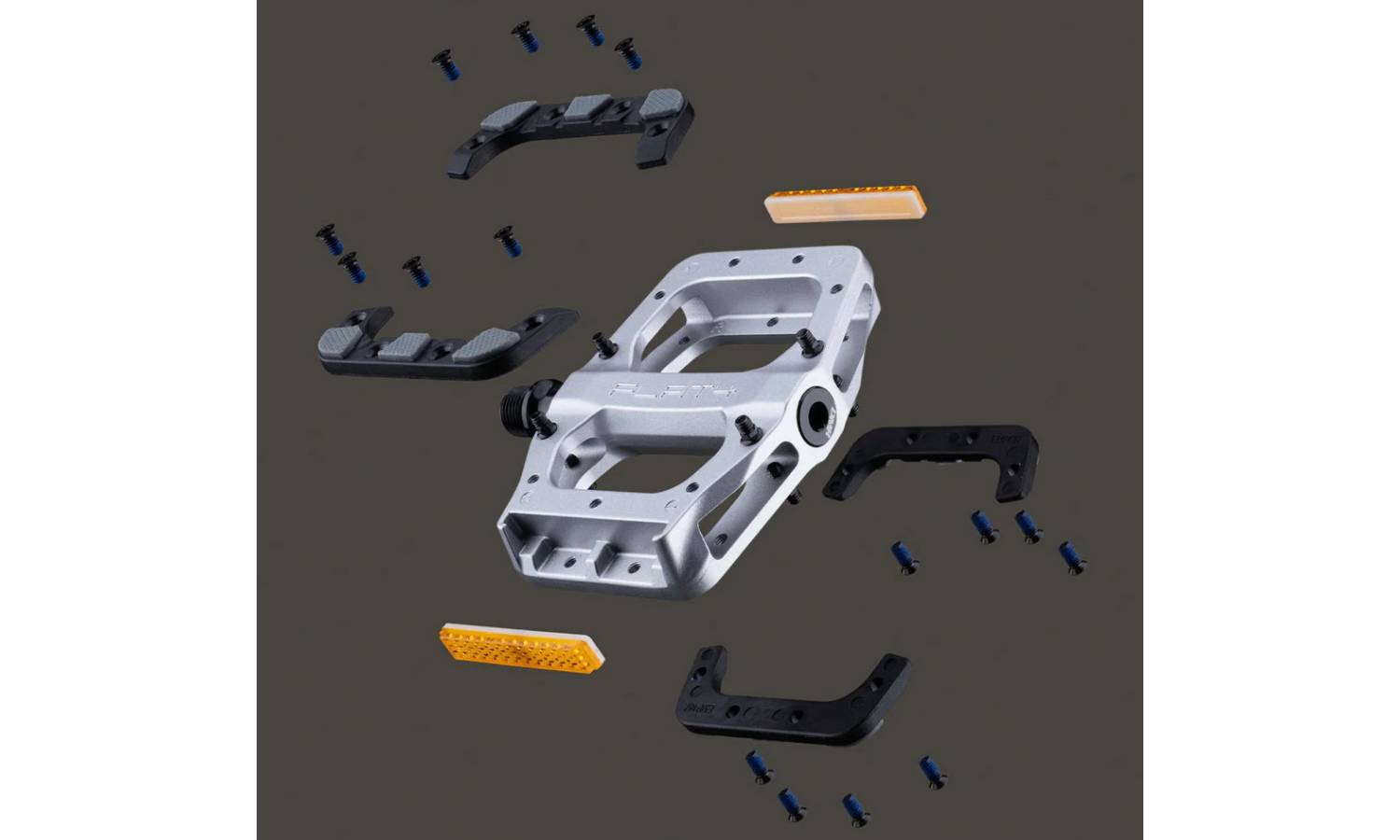 Педалі DMR Pedal Flat4 Silver 12 Педалі DMR Pedal Flat4 Silver 12