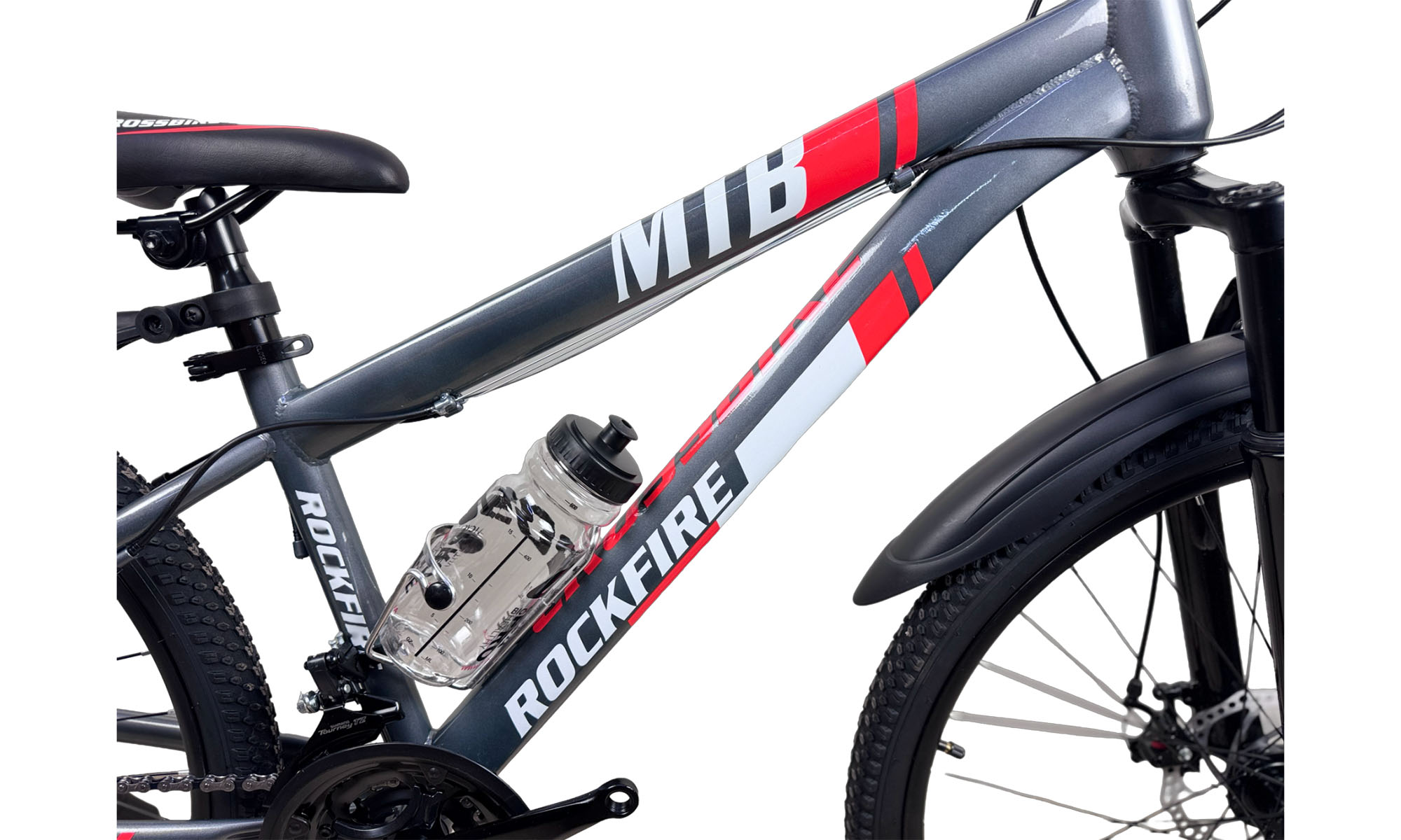 Велосипед CrossBike Rockfire 24", размер XXS, рама 11", год 2026, Серый 4