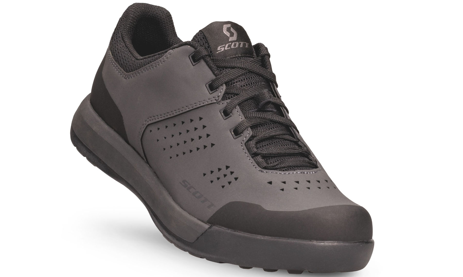 Велотуфли SCOTT MTB SHR-ALP FLAT LACE темно-серые/черные, размер 41 (288818) 