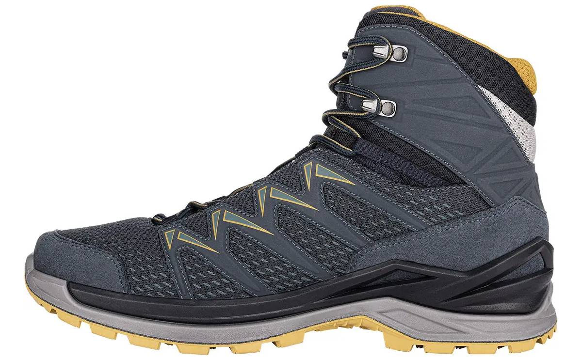 Ботинки LOWA Innox Pro GTX MID steel blue-mustard размер 44.5 3 Ботинки LOWA Innox Pro GTX MID steel blue-mustard размер 44.5 3