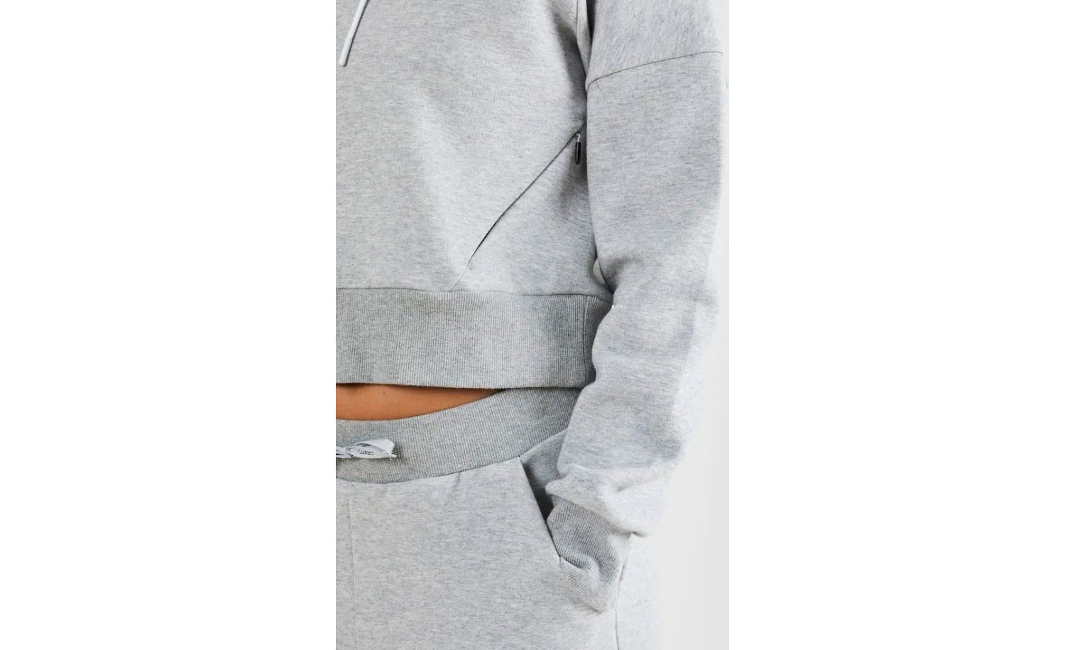 Худи Craft District Hoodie женская, размер L, сезон SS 19, белый 5