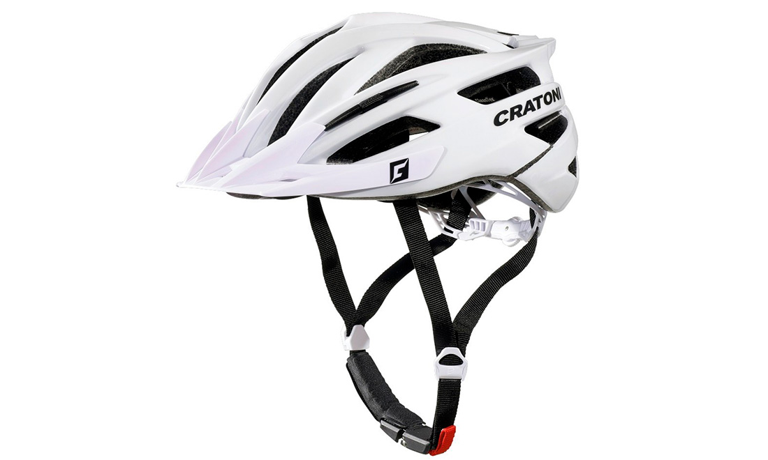 Фотография Велосипедный шлем Cratoni Agravic размер L/XL (58-62 см), Белый
