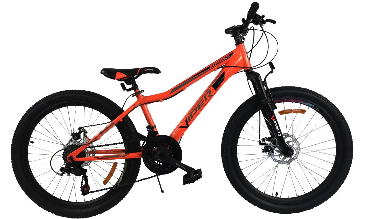 Фотография Велосипед подростковый Viper Forest D 24" размер XXS рама 12,5" 2024 Оранжевый
