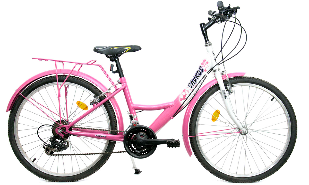 Велосипед многоскоростной 24" ХВЗ Teenager 44 SH (2020) 2020 Розовый 7
