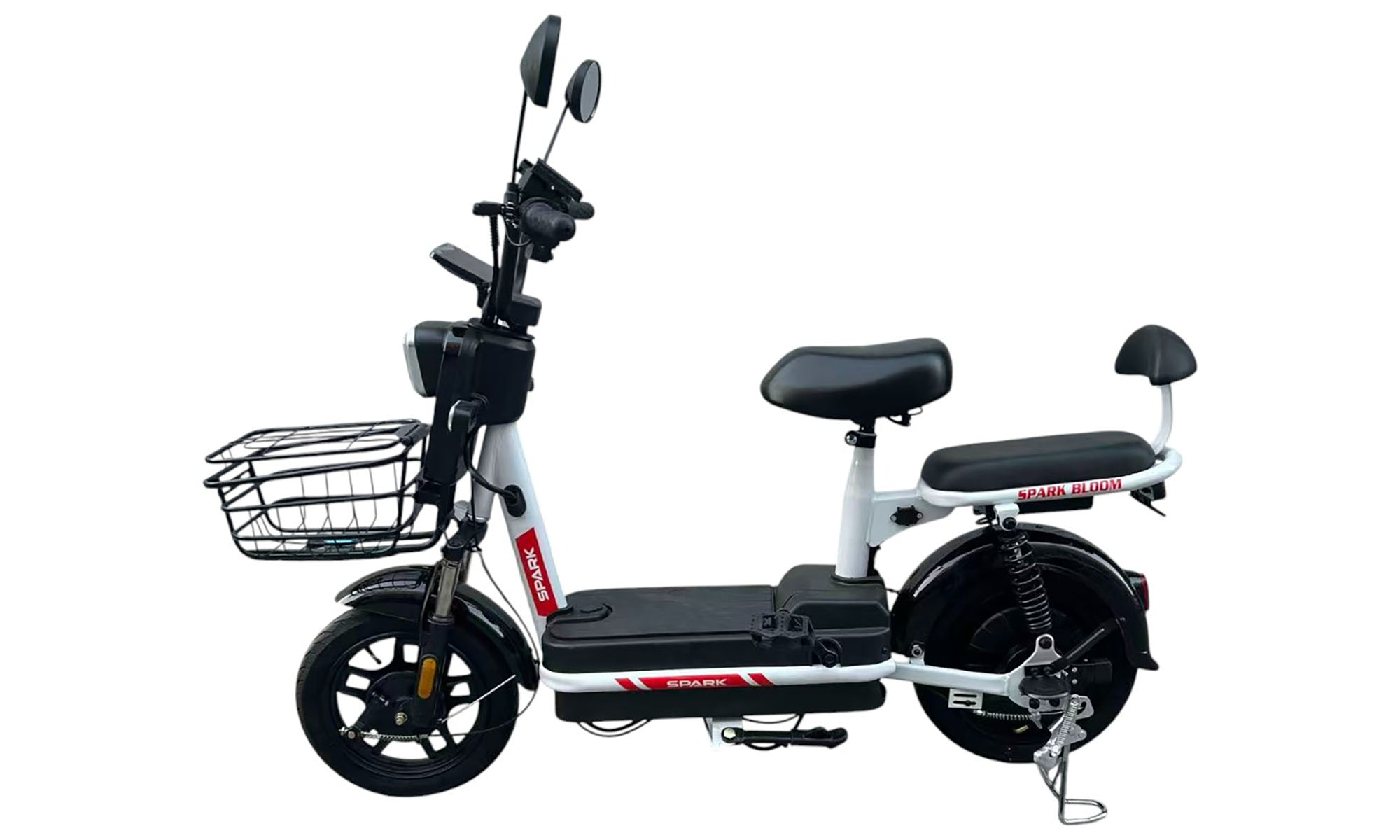 Велосипед с электромотором SPARK BLOOM 14", 48V/400W/12Ah, год 2026, Черный 