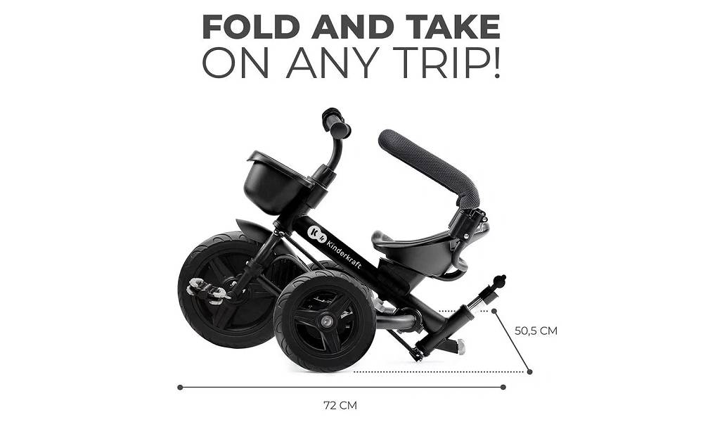 Трехколесный велосипед Kinderkraft Aveo Malachite Gray 4