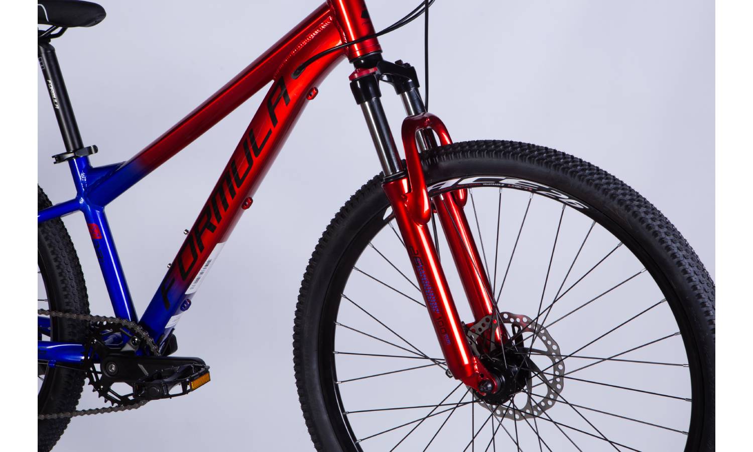 Велосипед Formula F-1 DD 26" розмір XS рама 13" 2025 червоно-синій 5