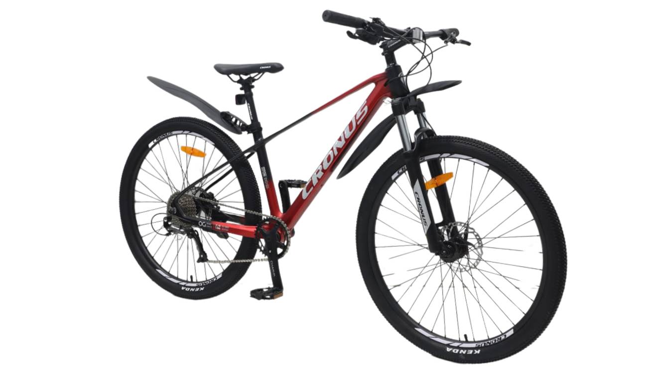 Фотография Велосипед Cronus Hurricane 27.5", размер M рама 17.5" (2024), Красный-Черный 2