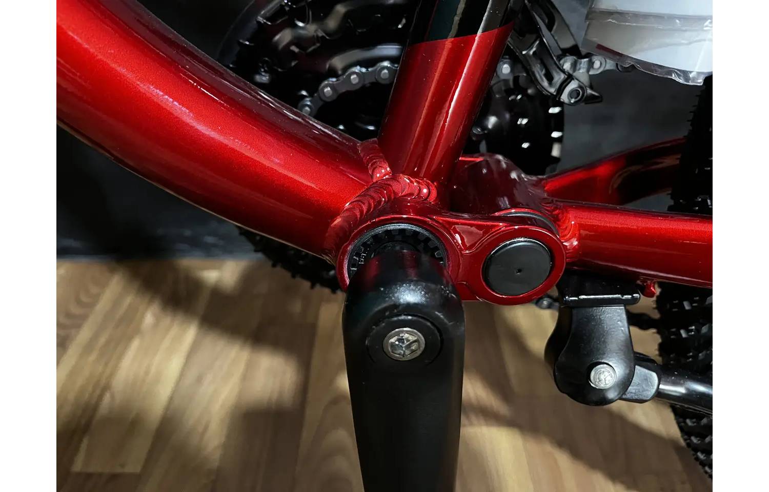 Фотографія Велосипед Crosser Warrior 26" размер S рама 15,5" 2024 Красный 7