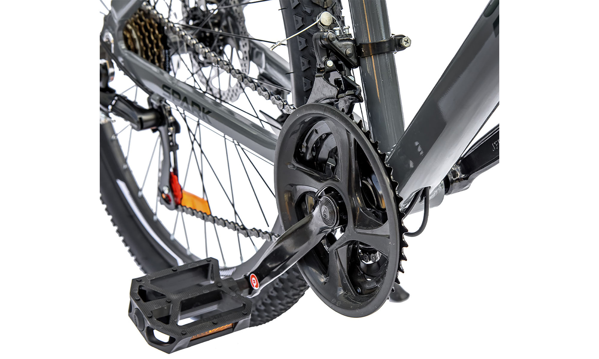 Велосипед SPARK PLEASURE 26", размер S, рама 15", 2025, белый с серым 5