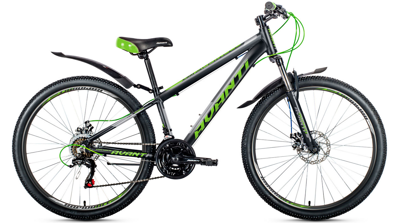 Фотография Велосипед Avanti PREMIER 26" размер М рама 17" 2024 Черно-зеленый 