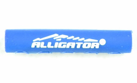 Фотография Защита рамы Alligator Sawtooth от трения рубашек переключения (4 мм) синяя, уп 4 шт