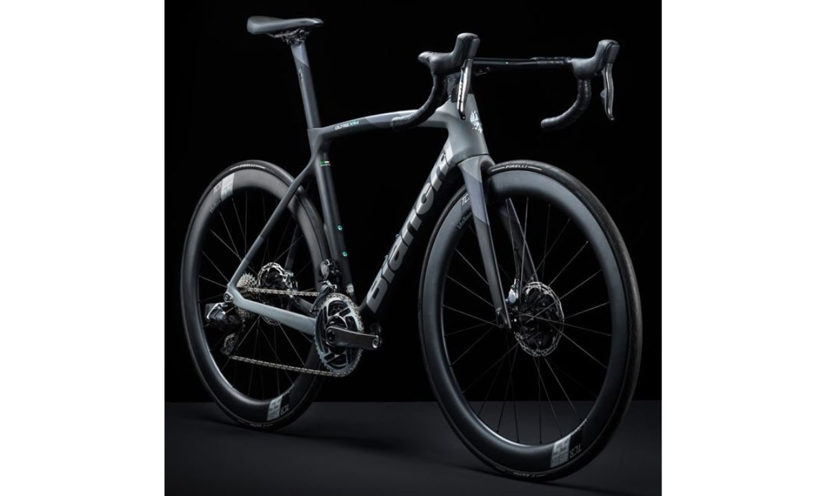 Фотографія Велосипед BIANCHI Road Oltre XR4 CV Red Etap 12s RC50 Disc Graphite Race/Grey Shade/Matt 57 3