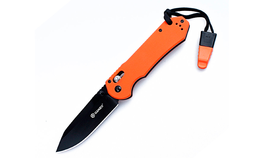 Фотография Складной нож Ganzo G7453-WS оранжевый
