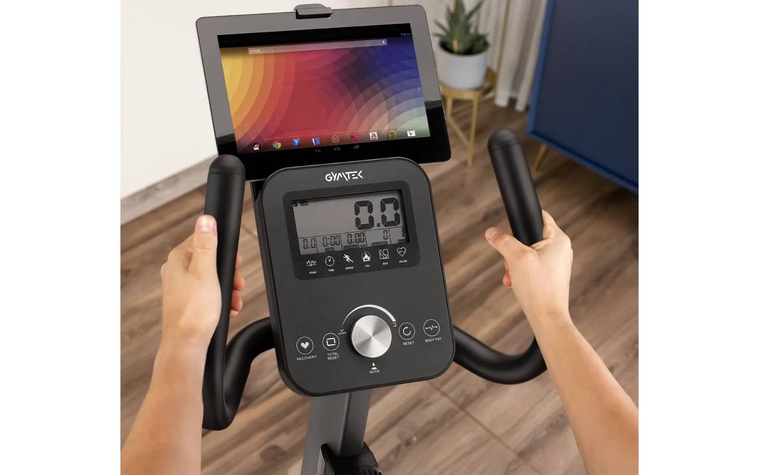 Горизонтальный велотренажер Gymtek XBR5000 магнитный черный 15 Горизонтальный велотренажер Gymtek XBR5000 магнитный черный 15