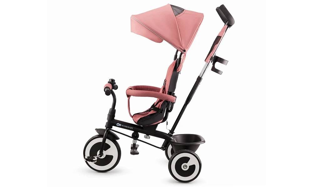 Трехколесный велосипед Kinderkraft Aston Rose Pink 2 Трехколесный велосипед Kinderkraft Aston Rose Pink 2