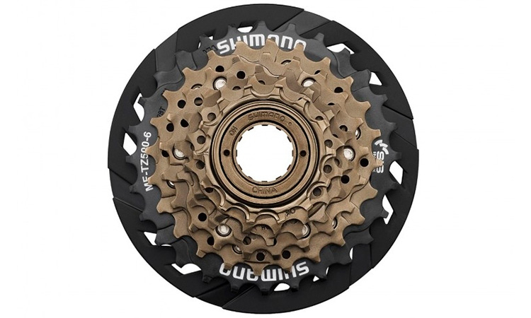 Фотография Трещотка 7-ск SHIMANO TZ-500, 14-28Т, с защитой спиц