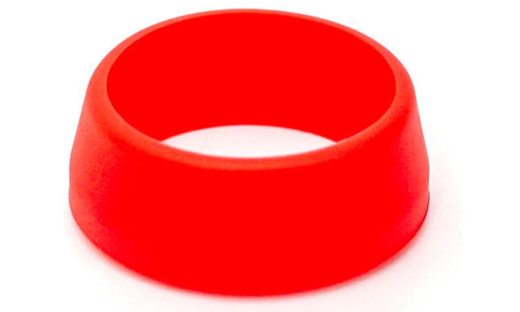 Фотографія Силіконове кільце для захисту підсиділа (25-30 мм) від вологи RISK червоне