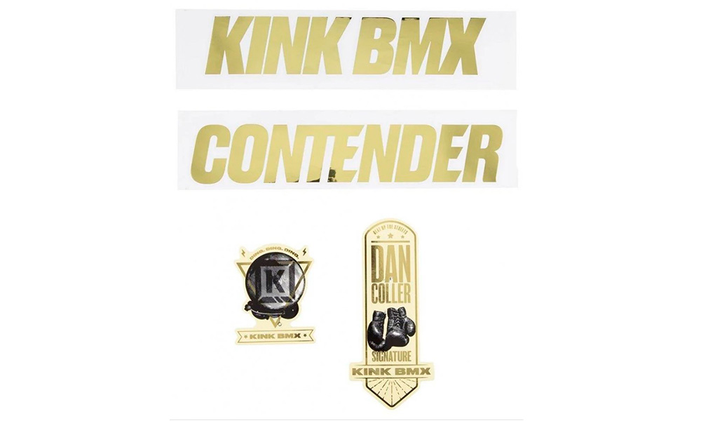Фотография Набор наклеек на раму KINK BMX SXTN Decal Kit  